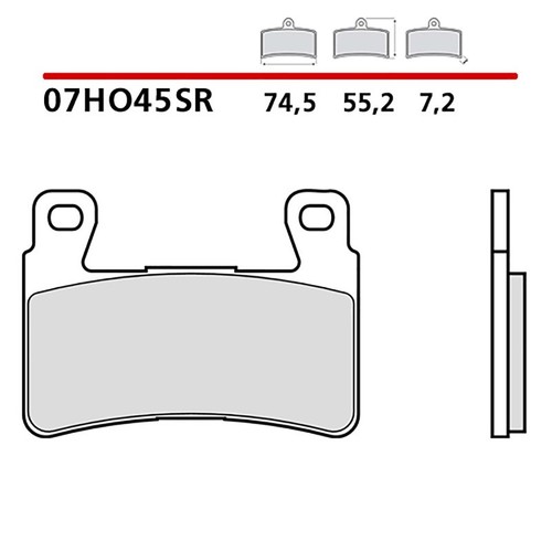 Brembo front brake pad - brembo, kit