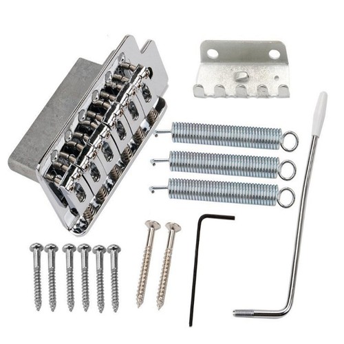 Chrome tremolo bridge system - tremolo,