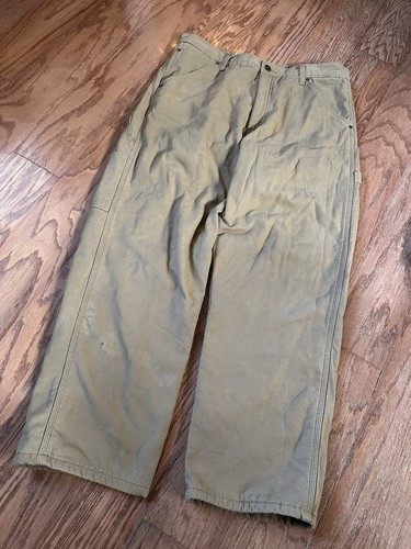 Wrangler fleece lined khaki - fleece,