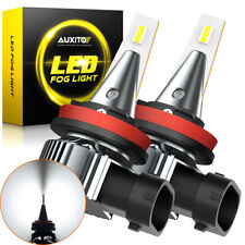 2 / 4X AUXITO H11 H8 LED DRL Fog Driving Lights White Bulbs I9 6000K Error Free