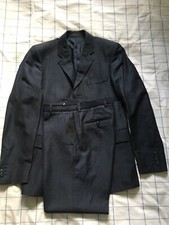 VERSACE CLASSIC MEN'S 2 PIECE NAVY SUIT  Jacket 38” Trousers W34”