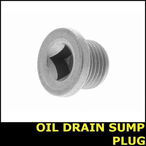 Oil drain sump - plug, (eng