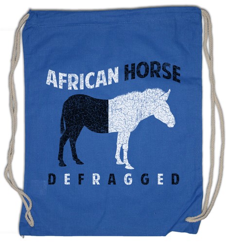 African horse defragged - african,
