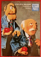 THE MUPPETS - Card #34 - STATLER AND WALDORF - PROFESSIONAL HECKLERS - 1993