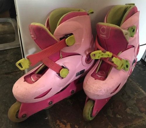 Oxelo roller skates - roller, pink