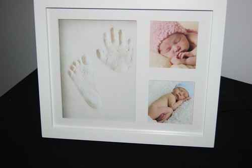 Baby hand footprint - footprint, casting