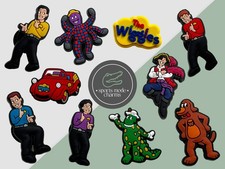 Wiggles - Charms for Shoes Clogs Sandal - Music Kids Band Fruit Salad Red Car