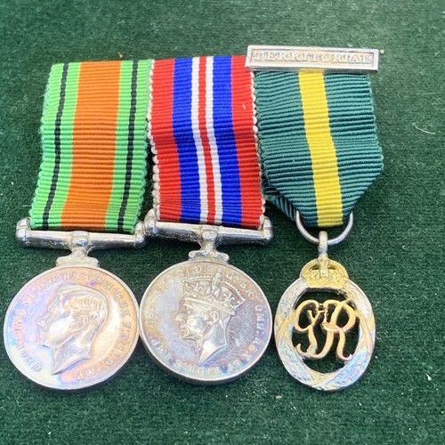 Ww2 miniature medal pair - miniature,