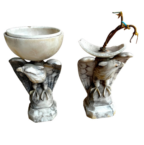 Two art deco marble - art,