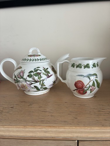Portmeirion teapot and jug - and,