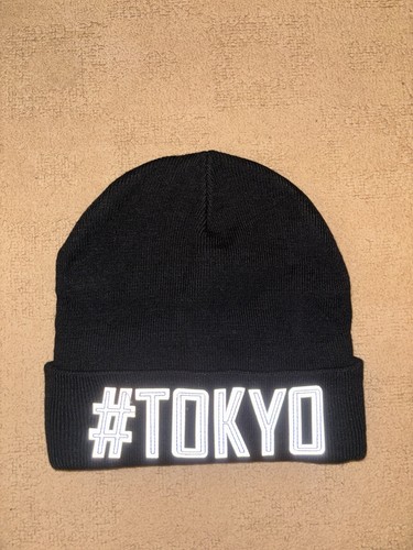 Tokyo black beanie hat - #tokyo,