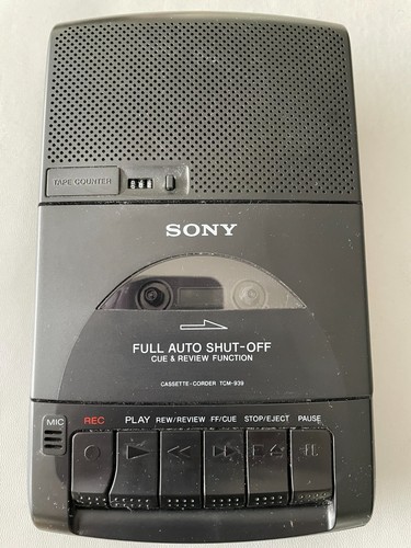 Sony cassette corder model - cassette-corder,