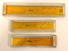 Vintage Rotring Lettering Stencils.  5mm,  3.5mm, 2.5mm. Made in Germany.