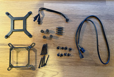 Corsair H100i Hydro series screws fittings bracket, micro USB link cable