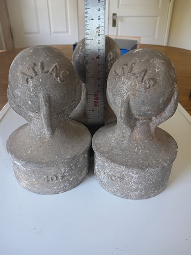 Lot three antique concrete - of,