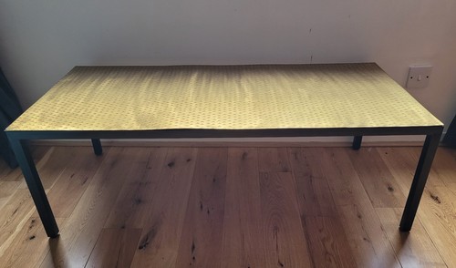 Habitat raza gold brass coffee - brass,