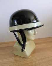 Vintage 1960's-70's Italian Carabinieri Police Motorcycle Helmet, Casco Da Moto