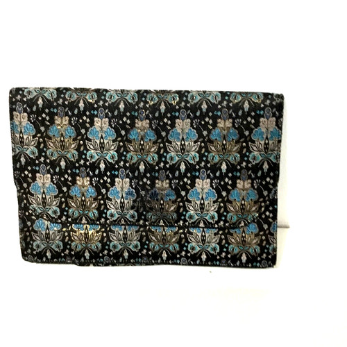 Vintage fabric clutch bag - vintage,