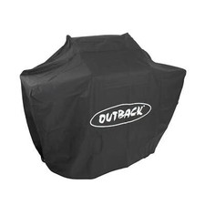 Outback Premium Heavy Duty Waterproof Black BBQ Cover for Meteor 4 Gas Barbecue