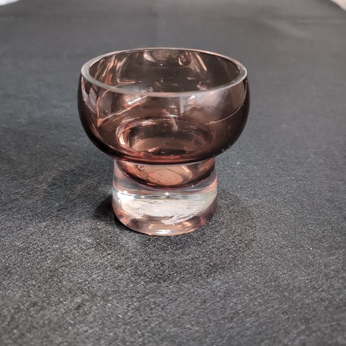 Vintage glass tealight - glass,