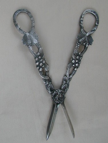 Vintage ornate grape shears - vintage,