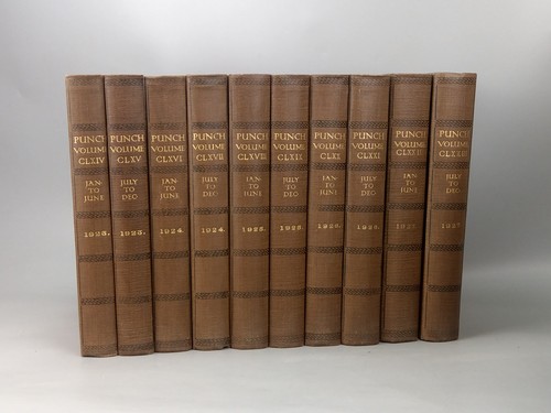 Antique punch magazine bound - antique,