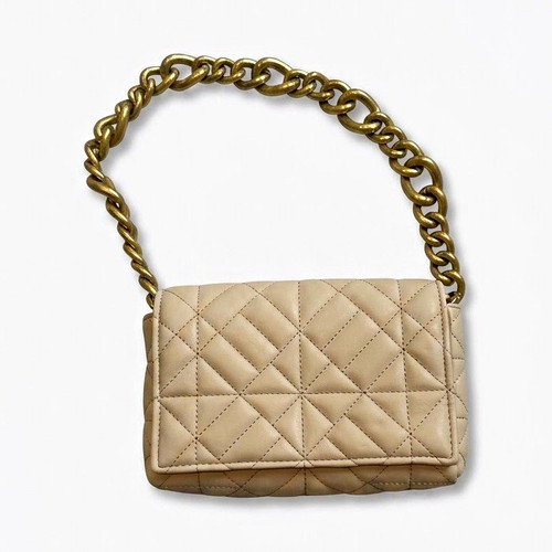Zara quilted beige - beige, faux