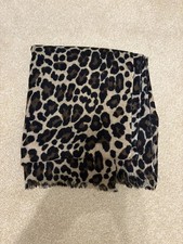 Large Leopard Print Scarf