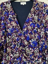 Jigsaw midi dress S Autumn Colours