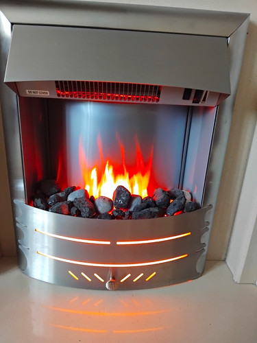 Electric inset fireplace - electric,
