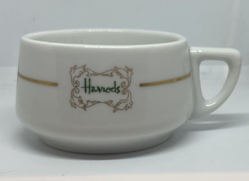 Harrods cup vintage gold trim - vintage,