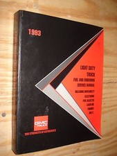 1993 GMC TRUCK SHOP SERVICE