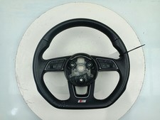Audi steering wheel - audi, flat