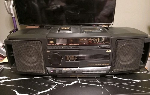 Jvc x310 vintage boombox cd - jvc,