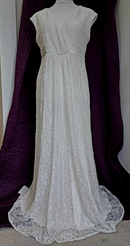 White lace wedding - white, (