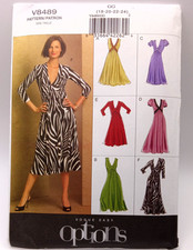 Vogue Dress Mid Knee Mid Calf