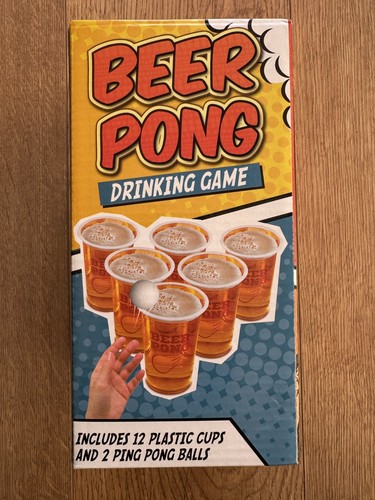 Beer pong drinking game - drinking, new
