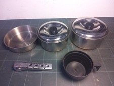 Vango stainless copper 1 Person Cook Kit - Nesting Camping Pan