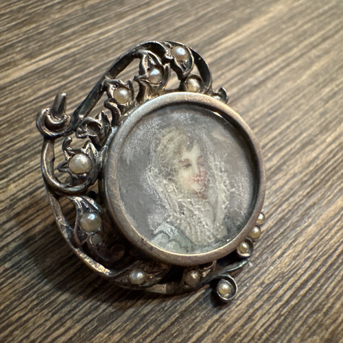 Antique miniature hand - miniature,