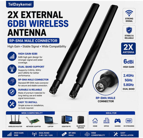 External 6dbi wireless - 6dbi,