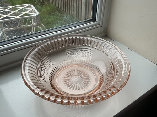 Vintage large art deco pink - deco,