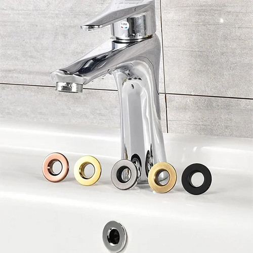 Bathroom basin sink overflow - bathroom,