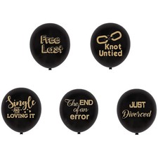 Divorce Party Balloons x 5