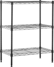 Amazon Basics 3-Shelf Narrow Storage Unit With Height Adjustable Shelves