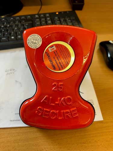 Alko caravan secure - wheel, lock