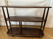 Vintage Retro 60's Ercol Windsor Baby Giraffe Bookcase Room Divider Trolley 361