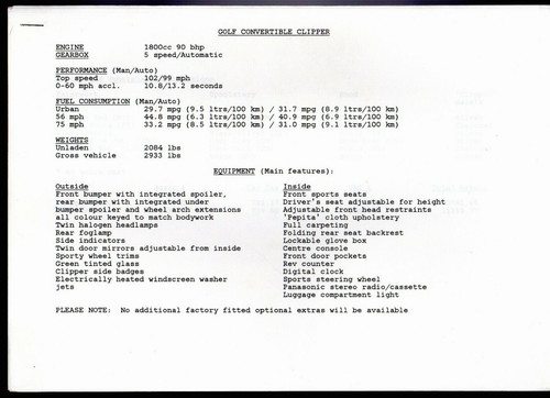 Volkswagen golf convertible - volkswagen,