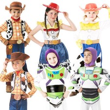 Disney Toy Story Kids Fancy Dress Movie Characters Girls Boys Childrens Costume