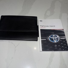 Genuine Toyota HighLander Hybrid Owners Manual 2013-2019