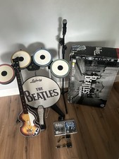 The Beatles Rockband PS3 Limited Edition - Drums Guitar Microphone - Working
